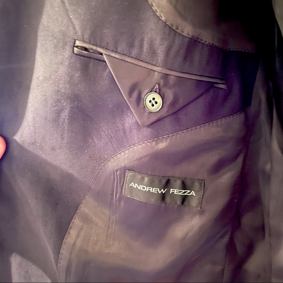 Andrew Fezza Navy Sports Coat - Picture 7 of 7